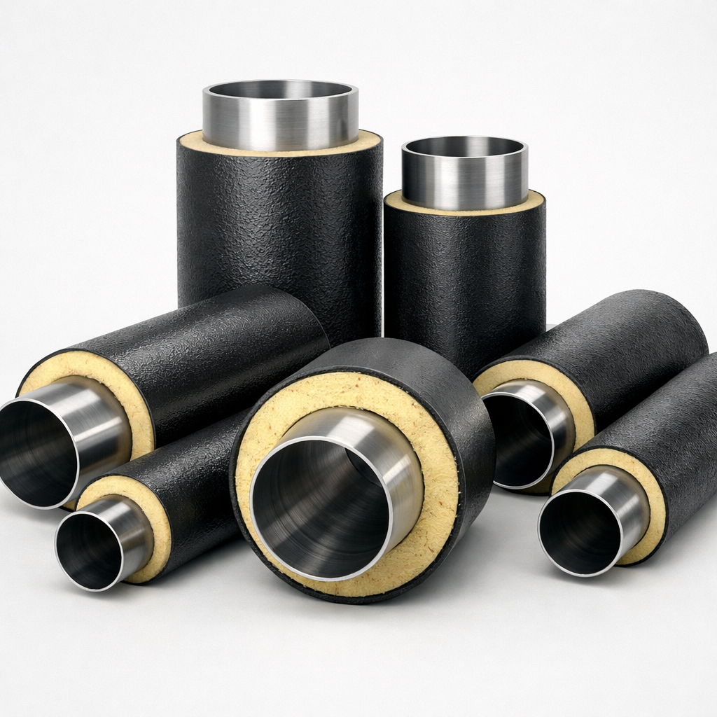 Трубы в ППМ изоляции